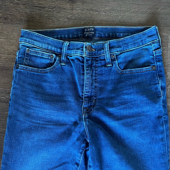 J. Crew Denim - J. Crew Women's 9 inch Mid Rise Skinny Denim Blue Jeans size 27